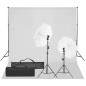 vidaXL Fotostudio-Set mit Beleuchtung und Hintergrund vidaXL Fotostudio-Set mit Beleuchtung und Hintergrund