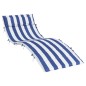 vidaXL Sonnenliegen-Auflage Blau&Weiß Gestreift 180x60x3 Oxford-Gewebe vidaXL Sonnenliegen-Auflage Blau&Weiß Gestreift 180x60x3 Oxford-Gewebe