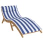 vidaXL Sonnenliegen-Auflage Blau&Weiß Gestreift 180x60x3 Oxford-Gewebe vidaXL Sonnenliegen-Auflage Blau&Weiß Gestreift 180x60x3 Oxford-Gewebe
