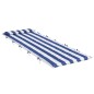 vidaXL Sonnenliegen-Auflage Blau&Weiß Gestreift 180x60x3 Oxford-Gewebe vidaXL Sonnenliegen-Auflage Blau&Weiß Gestreift 180x60x3 Oxford-Gewebe