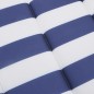 vidaXL Sonnenliegen-Auflage Blau&Weiß Gestreift 180x60x3 Oxford-Gewebe vidaXL Sonnenliegen-Auflage Blau&Weiß Gestreift 180x60x3 Oxford-Gewebe