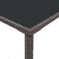 vidaXL 5-tlg. Gartenbar-Set mit Kissen Poly Rattan Braun vidaXL 5-tlg. Gartenbar-Set mit Kissen Poly Rattan Braun