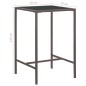 vidaXL 5-tlg. Gartenbar-Set mit Kissen Poly Rattan Braun vidaXL 5-tlg. Gartenbar-Set mit Kissen Poly Rattan Braun