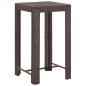 vidaXL 5-tlg. Gartenbar-Set mit Kissen Poly Rattan Braun vidaXL 5-tlg. Gartenbar-Set mit Kissen Poly Rattan Braun