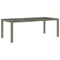 vidaXL 7-tlg. Garten-Essgruppe mit Kissen Poly Rattan Grau vidaXL 7-tlg. Garten-Essgruppe mit Kissen Poly Rattan Grau