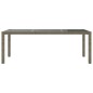 vidaXL 7-tlg. Garten-Essgruppe mit Kissen Poly Rattan Grau vidaXL 7-tlg. Garten-Essgruppe mit Kissen Poly Rattan Grau