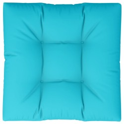 vidaXL Palettenkissen Türkis 70x70x12 cm Stoff
