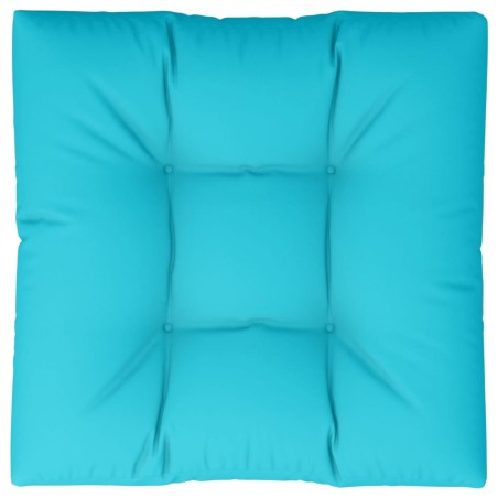 vidaXL Palettenkissen Türkis 70x70x12 cm Stoff