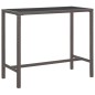 vidaXL 7-tlg. Gartenbar-Set mit Kissen Poly Rattan Braun vidaXL 7-tlg. Gartenbar-Set mit Kissen Poly Rattan Braun