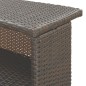 vidaXL 3-tlg. Gartenbar-Set mit Kissen Poly Rattan Braun vidaXL 3-tlg. Gartenbar-Set mit Kissen Poly Rattan Braun