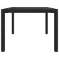 vidaXL 5-tlg. Garten-Essgruppe mit Kissen Poly Rattan Schwarz vidaXL 5-tlg. Garten-Essgruppe mit Kissen Poly Rattan Schwarz