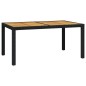 vidaXL 5-tlg. Garten-Essgruppe mit Auflagen Poly Rattan Schwarz vidaXL 5-tlg. Garten-Essgruppe mit Auflagen Poly Rattan Schwarz