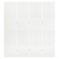 vidaXL 4-tlg. Raumteiler 2 Stk. Weiß 160x180 cm Stahl vidaXL 4-tlg. Raumteiler 2 Stk. Weiß 160x180 cm Stahl