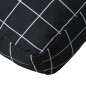 vidaXL Palettenkissen 3 Stk. Schwarz Karomuster Oxford-Gewebe vidaXL Palettenkissen 3 Stk. Schwarz Karomuster Oxford-Gewebe
