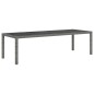 vidaXL 9-tlg. Garten-Essgruppe mit Kissen Poly Rattan Grau vidaXL 9-tlg. Garten-Essgruppe mit Kissen Poly Rattan Grau