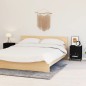 vidaXL Nachttische 2 Stk. Schwarz 40x30x54,5 cm Stahl und Glas vidaXL Nachttische 2 Stk. Schwarz 40x30x54,5 cm Stahl und Glas