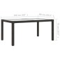vidaXL 5-tlg. Garten-Essgruppe mit Auflagen Poly Rattan Braun vidaXL 5-tlg. Garten-Essgruppe mit Auflagen Poly Rattan Braun
