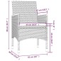 vidaXL 7-tlg. Garten-Essgruppe mit Auflagen Poly Rattan Schwarz vidaXL 7-tlg. Garten-Essgruppe mit Auflagen Poly Rattan Schwarz