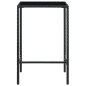 vidaXL 3-tlg. Gartenbar-Set mit Kissen Poly Rattan Schwarz vidaXL 3-tlg. Gartenbar-Set mit Kissen Poly Rattan Schwarz