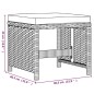 vidaXL 9-tlg. Garten-Essgruppe mit Kissen Poly Rattan Beige vidaXL 9-tlg. Garten-Essgruppe mit Kissen Poly Rattan Beige