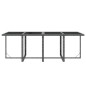 vidaXL 9-tlg. Garten-Essgruppe mit Kissen Poly Rattan Grau vidaXL 9-tlg. Garten-Essgruppe mit Kissen Poly Rattan Grau