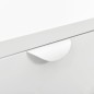 vidaXL Nachttische 2 Stk. Weiß 40x30x54,5 cm Stahl und Glas vidaXL Nachttische 2 Stk. Weiß 40x30x54,5 cm Stahl und Glas