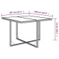 vidaXL 9-tlg. Garten-Essgruppe mit Auflagen Poly Rattan Grau vidaXL 9-tlg. Garten-Essgruppe mit Auflagen Poly Rattan Grau