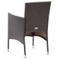 vidaXL 7-tlg. Garten-Essgruppe mit Kissen Poly Rattan Braun vidaXL 7-tlg. Garten-Essgruppe mit Kissen Poly Rattan Braun