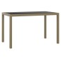 vidaXL 3-tlg. Garten-Essgruppe mit Kissen Poly Rattan Beige vidaXL 3-tlg. Garten-Essgruppe mit Kissen Poly Rattan Beige