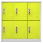vidaXL Schließfachschränke 2 Stk. Hellgrau und Grün 90x45x92,5cm Stahl vidaXL Schließfachschränke 2 Stk. Hellgrau und Grün 90x45x92,5cm Stahl