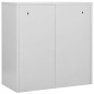 vidaXL Schließfachschränke 2 Stk. Hellgrau und Grün 90x45x92,5cm Stahl vidaXL Schließfachschränke 2 Stk. Hellgrau und Grün 90x45x92,5cm Stahl