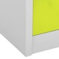 vidaXL Schließfachschränke 2 Stk. Hellgrau und Grün 90x45x92,5cm Stahl vidaXL Schließfachschränke 2 Stk. Hellgrau und Grün 90x45x92,5cm Stahl