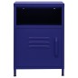 vidaXL Nachttische 2 Stk. Marineblau 35x35x51 cm Stahl vidaXL Nachttische 2 Stk. Marineblau 35x35x51 cm Stahl