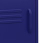 vidaXL Nachttische 2 Stk. Marineblau 35x35x51 cm Stahl vidaXL Nachttische 2 Stk. Marineblau 35x35x51 cm Stahl