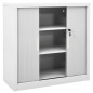 vidaXL Schrank mit Schiebetür & Pflanzkasten Grau 90x40x113 cm Stahl vidaXL Schrank mit Schiebetür & Pflanzkasten Grau 90x40x113 cm Stahl