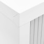 vidaXL Schrank mit Schiebetür & Pflanzkasten Grau 90x40x113 cm Stahl vidaXL Schrank mit Schiebetür & Pflanzkasten Grau 90x40x113 cm Stahl