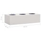 vidaXL Schrank mit Schiebetür & Pflanzkasten Grau 90x40x113 cm Stahl vidaXL Schrank mit Schiebetür & Pflanzkasten Grau 90x40x113 cm Stahl