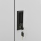 vidaXL Büroschrank mit Pflanzkasten Hellgrau 90x40x125 cm Stahl vidaXL Büroschrank mit Pflanzkasten Hellgrau 90x40x125 cm Stahl
