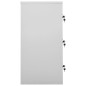 vidaXL Schließfachschränke 2 Stk. Hellgrau 90x45x92,5 cm Stahl vidaXL Schließfachschränke 2 Stk. Hellgrau 90x45x92,5 cm Stahl