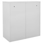vidaXL Schließfachschränke 2 Stk. Hellgrau 90x45x92,5 cm Stahl vidaXL Schließfachschränke 2 Stk. Hellgrau 90x45x92,5 cm Stahl