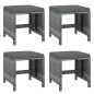 vidaXL 21-tlg. Garten-Essgruppe mit Kissen Poly Rattan Grau vidaXL 21-tlg. Garten-Essgruppe mit Kissen Poly Rattan Grau