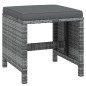 vidaXL 21-tlg. Garten-Essgruppe mit Kissen Poly Rattan Grau vidaXL 21-tlg. Garten-Essgruppe mit Kissen Poly Rattan Grau