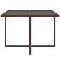 vidaXL 9-tlg. Garten-Essgruppe mit Kissen Poly Rattan Braun vidaXL 9-tlg. Garten-Essgruppe mit Kissen Poly Rattan Braun