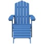 vidaXL Adirondack-Gartenstuhl mit Hocker & Tisch HDPE Aquamarin vidaXL Adirondack-Gartenstuhl mit Hocker & Tisch HDPE Aquamarin