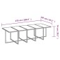 vidaXL 15-tlg. Garten-Essgruppe mit Kissen Poly Rattan Grau vidaXL 15-tlg. Garten-Essgruppe mit Kissen Poly Rattan Grau