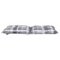 Gartenstuhlauflagen für Niedriglehner 4 Stk. 100x50x7cm Stoff Gartenstuhlauflagen für Niedriglehner 4 Stk. 100x50x7cm Stoff