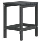 vidaXL Adirondack-Gartenstühle mit Hocker & Tisch HDPE Anthrazit vidaXL Adirondack-Gartenstühle mit Hocker & Tisch HDPE Anthrazit