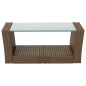vidaXL 16-tlg. Garten-Lounge-Set mit Kissen Poly-Rattan Braun vidaXL 16-tlg. Garten-Lounge-Set mit Kissen Poly-Rattan Braun