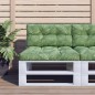 vidaXL Palettenkissen Blattmuster 70x40x12 cm Stoff vidaXL Palettenkissen Blattmuster 70x40x12 cm Stoff