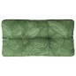vidaXL Palettenkissen Blattmuster 70x40x12 cm Stoff vidaXL Palettenkissen Blattmuster 70x40x12 cm Stoff